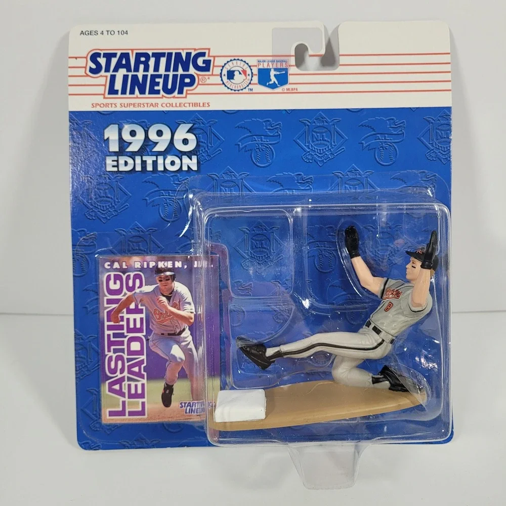 Starting Lineup Cal Ripken Jr Baltimore Orioles 1995 1996 Figures Lot of 2